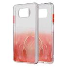 For Xiaomi Poco X3 NFC Marble Texture TPU + PC Protective Case(Orange) - 1