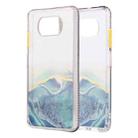 For Xiaomi Poco X3 NFC Marble Texture TPU + PC Protective Case(Green) - 1