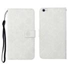 Ethnic Style Embossed Pattern Horizontal Flip Leather Case with Holder & Card Slots & Wallet & Lanyard For iPhone 6(White) - 1