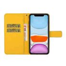 For iPhone 11 Ethnic Style Embossed Pattern Horizontal Flip Leather Case with Holder & Card Slots & Wallet & Lanyard (Yellow) - 6