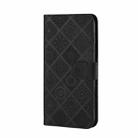 For iPhone 11 Ethnic Style Embossed Pattern Horizontal Flip Leather Case with Holder & Card Slots & Wallet & Lanyard (Black) - 3