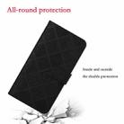 For iPhone 11 Ethnic Style Embossed Pattern Horizontal Flip Leather Case with Holder & Card Slots & Wallet & Lanyard (Black) - 8