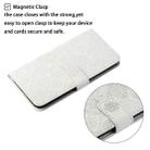 For iPhone 11 Ethnic Style Embossed Pattern Horizontal Flip Leather Case with Holder & Card Slots & Wallet & Lanyard (White) - 7