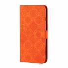 For iPhone 11 Pro Max Ethnic Style Embossed Pattern Horizontal Flip Leather Case with Holder & Card Slots & Wallet & Lanyard (Orange) - 3