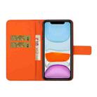 For iPhone 11 Pro Max Ethnic Style Embossed Pattern Horizontal Flip Leather Case with Holder & Card Slots & Wallet & Lanyard (Orange) - 6