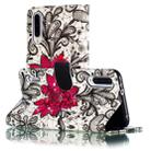 For Xiaomi Mi CC9e 3D Pattern Colored Drawing Horizontal Flip Leather Case with Holder & Card Slots & Wallet & Lanyard(Lace Flower) - 1