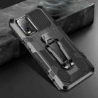 For vivo Y20 Machine Armor Warrior Shockproof PC + TPU Protective Case(Black) - 1