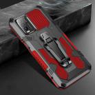 For vivo Y20 Machine Armor Warrior Shockproof PC + TPU Protective Case(Red) - 1