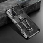 For Samsung Galaxy S21 5G Machine Armor Warrior Shockproof PC + TPU Protective Case(Black) - 1