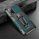 For Xiaomi Poco M3 Machine Armor Warrior Shockproof PC + TPU Protective Case(Army Green) - 1