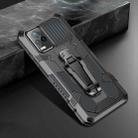 For vivo V20 Machine Armor Warrior Shockproof PC + TPU Protective Case(Space Gray) - 1