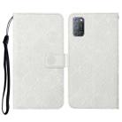 For OPPO A92 / A72 / A52 Ethnic Style Embossed Pattern Horizontal Flip Leather Case with Holder & Card Slots & Wallet & Lanyard(White) - 1