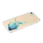 For iPhone SE 2022 / SE 2020 / 8 / 7 Hollow Marble Pattern TPU Straight Edge Fine Hole Protective Case(Blue) - 3