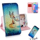 For Galaxy A50s Colored Drawing Pattern Colorful Magnetic Buckle Horizontal Flip PU Leather Case with Holder & Card Slots & Wallet & Lanyard(Fox) - 1