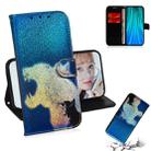 For Xiaomi Redmi Note 8 Pro Colored Drawing Pattern Colorful Magnetic Buckle Horizontal Flip PU Leather Case with Holder & Card Slots & Wallet & Lanyard(Cat and Leopard) - 1