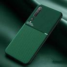 For Xiaomi Mi 10 Pro Classic Tilt Strip Grain Magnetic Shockproof PC + TPU Case(Green) - 1