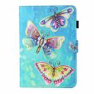 Coloured Drawing Stitching Horizontal Flip Leather Case with Holder & Card Slot & Sleep / Wake-up Function For iPad mini 5 / 4 / 3 / 2 / 1(Colorful Butterflies) - 2