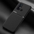 For vivo Z6 Classic Tilt Strip Grain Magnetic Shockproof PC + TPU Case(Black) - 1