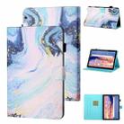 For Huawei MediaPad T5 10.1 Coloured Drawing Stitching Horizontal Flip Leather Case with Holder & Card Slot(Quicksand) - 1