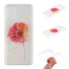 For Samsung Galaxy S20 FE Coloured Drawing Pattern Transparent TPU Protective Case(Flower) - 1