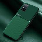 For Huawei Honor X10 Max 5G Classic Tilt Strip Grain Magnetic Shockproof PC + TPU Case(Dark Green) - 1