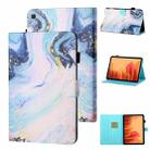 For Samsung Galaxy Tab A7 10.4 (2020) T500/T505 Coloured Drawing Stitching Horizontal Flip Leather Case with Holder & Card Slot & Sleep / Wake-up Function(Quicksand) - 1