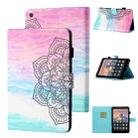 For Amazon Kindle Fire HD8 2016 / 2017 / 2018 Coloured Drawing Stitching Horizontal Flip Leather Case with Holder & Card Slot & Sleep / Wake-up Function(Colorful Mandala) - 1