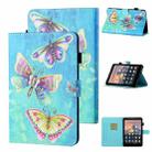 For Amazon Kindle Paperwhite 4 / 3 / 2 / 1 Coloured Drawing Stitching Horizontal Flip Leather Case with Holder & Card Slot & Sleep / Wake-up Function(Colorful Butterflies) - 1