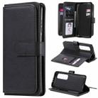 For Xiaomi Mi 10 Ultra Multifunctional Magnetic Copper Buckle Horizontal Flip Leather Case with Bracket & 10 Card Slots & Wallet & Photo Frame(Black) - 1