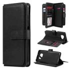 For Xiaomi Poco X3 NFC Multifunctional Magnetic Copper Buckle Horizontal Flip Leather Case with Bracket & 10 Card Slots & Wallet & Photo Frame(Black) - 1