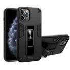 For iPhone 11 Pro 2 in 1 PC + TPU Shockproof Protective Case with Invisible Holder (Black) - 1
