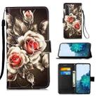 For Samsung Galaxy S21 5G 3D Painting Horizontal Flip Leather Case with Holder & Card Slot & Lanyard(Rose Flower) - 1