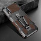 For Xiaomi Redmi 9A Armor Warrior Shockproof PC + TPU Protective Case(Coffee) - 1