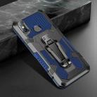 For Xiaomi Redmi Note 6 Armor Warrior Shockproof PC + TPU Protective Case(Blue) - 1