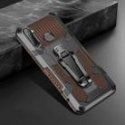 For Xiaomi Redmi Note 8 Armor Warrior Shockproof PC + TPU Protective Case(Coffee) - 1