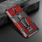 For Xiaomi Redmi Note 8 Pro Armor Warrior Shockproof PC + TPU Protective Case(Red) - 1