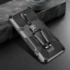 For Xiaomi Redmi Note 8 Pro Armor Warrior Shockproof PC + TPU Protective Case(Black) - 1