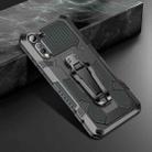 For Motorola One Fusion Armor Warrior Shockproof PC + TPU Protective Case(Grey) - 1