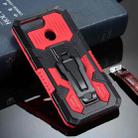 For Xiaomi Redmi 6 Armor Warrior Shockproof PC + TPU Protective Case(Red) - 1