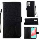 For Samsung Galaxy A32 5G Dream Catcher Printing Horizontal Flip Leather Case with Holder & Card Slots & Wallet & Lanyard(Black) - 1