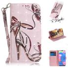 For Galaxy A30s 3D Colored Drawing Horizontal Flip Leather Case with Holder & Card Slot & Wallet & Lanyard(High-Heeled) - 1