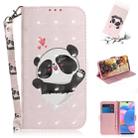 For Galaxy A30s 3D Colored Drawing Horizontal Flip Leather Case with Holder & Card Slot & Wallet & Lanyard(Love Bear) - 1