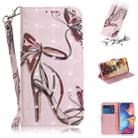For Galaxy M30s 3D Colored Drawing Horizontal Flip Leather Case with Holder & Card Slot & Wallet & Lanyard(High-Heeled) - 1