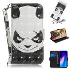 For Xiaomi Redmi Note 8 3D Colored Drawing Horizontal Flip Leather Case with Holder & Card Slot & Wallet & Lanyard(Angry Bear) - 1