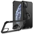 Armor Ring PC + TPU Magnetic Shockproof Protective Case For iPhone 11 Pro(Black) - 1