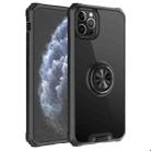 Armor Ring PC + TPU Magnetic Shockproof Protective Case For iPhone 11 Pro Max(Black) - 2