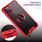 Armor Ring PC + TPU Magnetic Shockproof Protective Case For iPhone 11 Pro Max(Red) - 3
