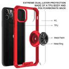 Armor Ring PC + TPU Magnetic Shockproof Protective Case For iPhone 11 Pro Max(Red) - 5