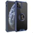 Armor Ring PC + TPU Magnetic Shockproof Protective Case For iPhone 11 Pro Max(Blue) - 2