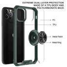 Armor Ring PC + TPU Magnetic Shockproof Protective Case For iPhone 11 Pro Max(Dark Green) - 5